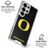 University of Oregon Ducks Black Gradient Galaxy S26 Ultra Clear Case