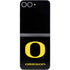 University of Oregon Ducks Black Gradient Galaxy Z Flip6 Skin