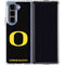 University of Oregon Ducks Black Gradient Galaxy Z Fold5 5G Clear Case