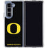 University of Oregon Ducks Black Gradient Galaxy Z Fold5 5G Clear Case