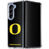 University of Oregon Ducks Black Gradient Galaxy Z Fold5 5G Clear Case