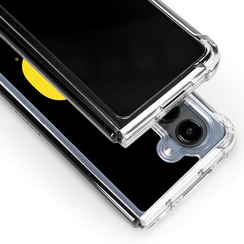 University of Oregon Ducks Black Gradient Galaxy Z Fold5 5G Clear Case