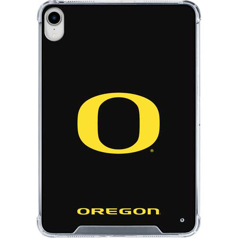 University of Oregon Ducks Black Gradient iPad 11th Gen (2025) Clear Case