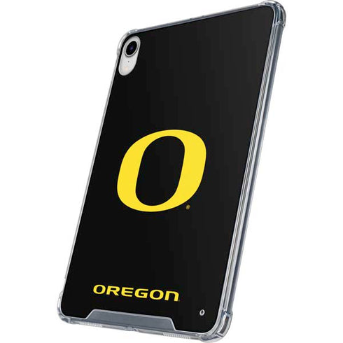 University of Oregon Ducks Black Gradient iPad 11th Gen (2025) Clear Case