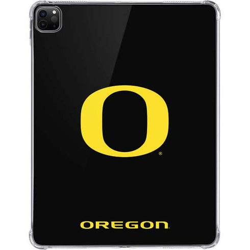 University of Oregon Ducks Black Gradient iPad Pro 11in (2024) Clear Case