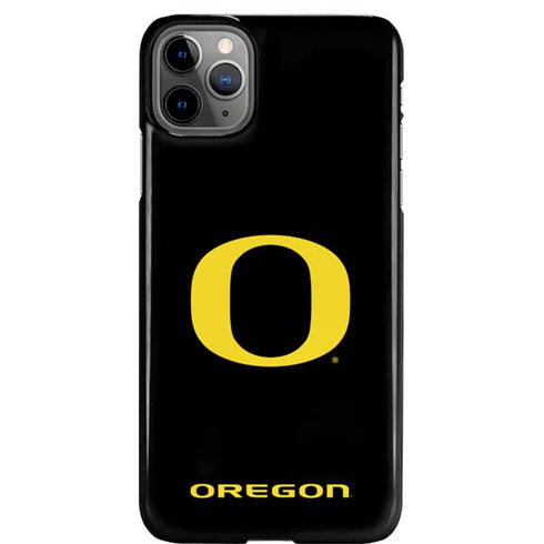 University of Oregon Ducks Black Gradient iPhone Cases