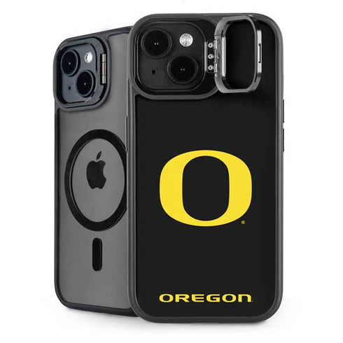 University of Oregon Ducks Black Gradient iPhone 13 Kickstand Case
