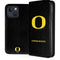 University of Oregon Ducks Black Gradient iPhone 15 Plus Folio Case