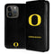 University of Oregon Ducks Black Gradient iPhone 15 Pro Folio Case