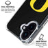 University of Oregon Ducks Black Gradient iPhone 16 Clear Case