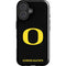 University of Oregon Ducks Black Gradient iPhone 16 Plus Impact Case