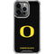University of Oregon Ducks Black Gradient iPhone 16 Pro Clear Case