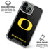 University of Oregon Ducks Black Gradient iPhone 16 Pro Clear Case