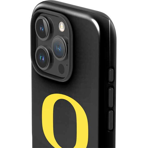 University of Oregon Ducks Black Gradient iPhone 16 Pro Impact Case