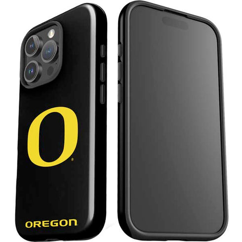 University of Oregon Ducks Black Gradient iPhone 16 Pro Impact Case
