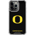 University of Oregon Ducks Black Gradient iPhone 16 Pro Max Clear Case