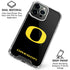 University of Oregon Ducks Black Gradient iPhone 16 Pro Max Clear Case
