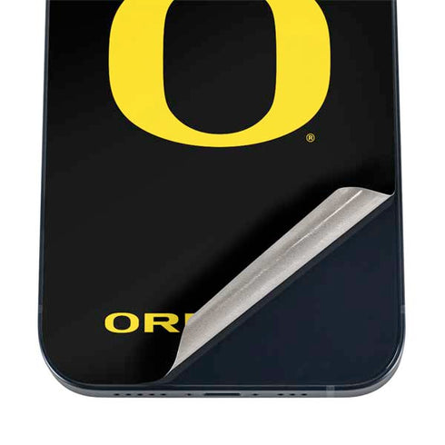 University of Oregon Ducks Black Gradient iPhone 16 Skin