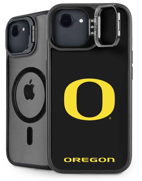 University of Oregon Ducks Black Gradient iPhone 16e Kickstand Case