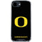 University of Oregon Ducks Black Gradient iPhone 16e Clear Case