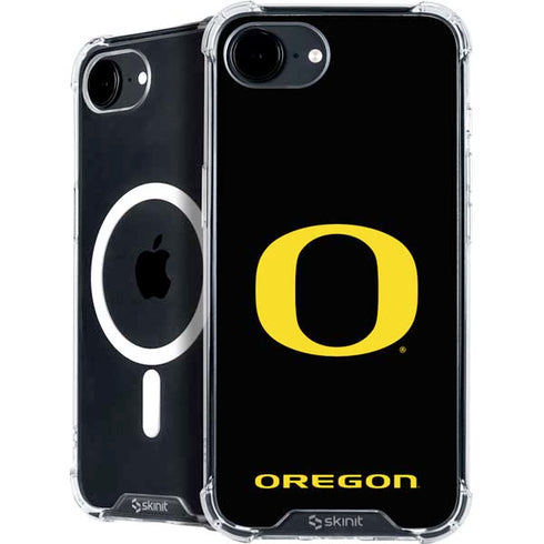 University of Oregon Ducks Black Gradient iPhone 16e MagSafe Case