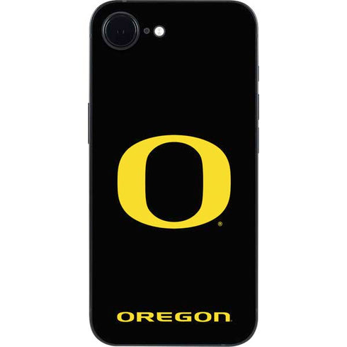 University of Oregon Ducks Black Gradient iPhone 16e Skin
