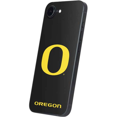 University of Oregon Ducks Black Gradient iPhone 16e Skin