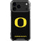 University of Oregon Ducks Black Gradient iPhone 18 Pro Max Clear Case