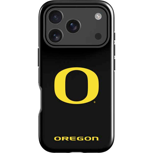 University of Oregon Ducks Black Gradient iPhone 18 Pro Max Impact Case