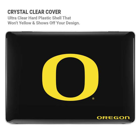 University of Oregon Ducks Black Gradient MacBook Pro 14in (2021-24) Case plus Skin