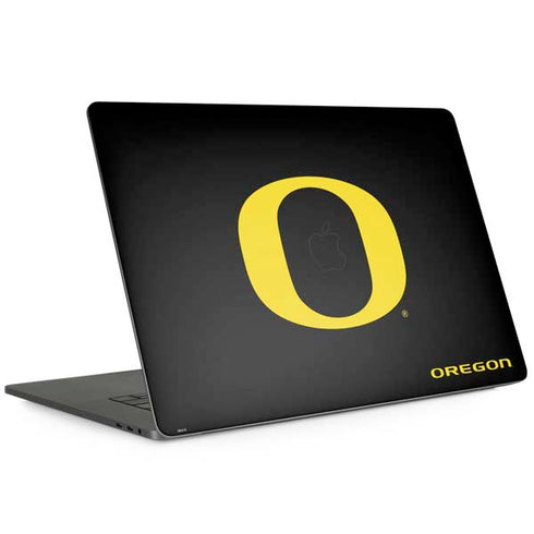 University of Oregon Ducks Black Gradient MacBook Skins