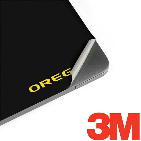 University of Oregon Ducks Black Gradient MacBook Skins