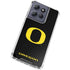 University of Oregon Ducks Black Gradient Moto G 5G (2025) Clear Case