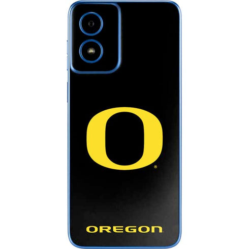 University of Oregon Ducks Black Gradient Moto G Play 4G (2024) Skin