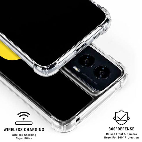 University of Oregon Ducks Black Gradient Moto G Power 5G (2024) Clear Case