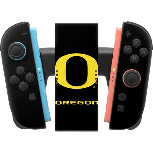 University of Oregon Ducks Black Gradient Nintendo Switch 2 (2025) Joy-Con Controller Skin