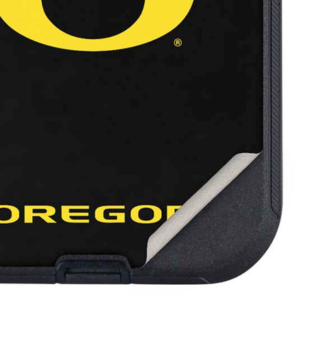 University of Oregon Ducks Black Gradient Otterbox Defender iPhone Skin