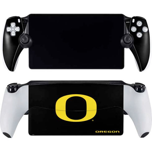 University of Oregon Ducks Black Gradient PlayStation Portal Remote Player Skin