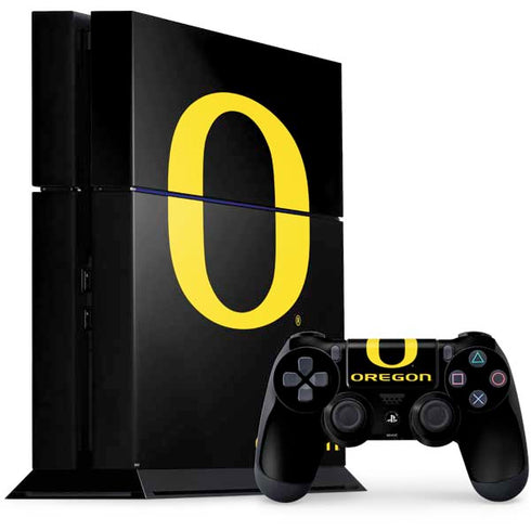 University of Oregon Ducks Black Gradient PlayStation PS4 Skins
