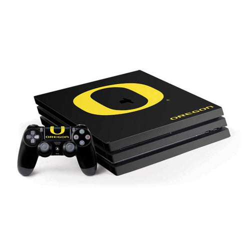 University of Oregon Ducks Black Gradient PlayStation PS4 Skins