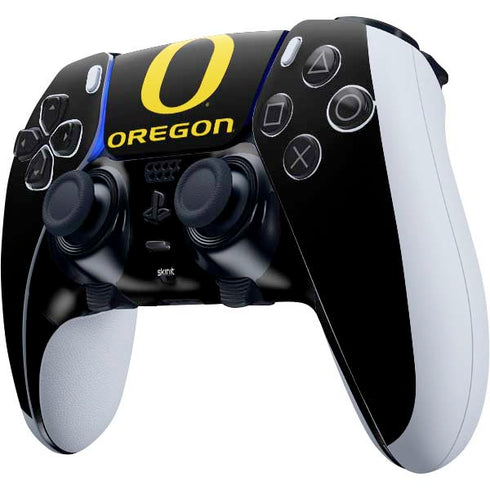 University of Oregon Ducks Black Gradient PS5 DualSense Edge Pro Controller Skin