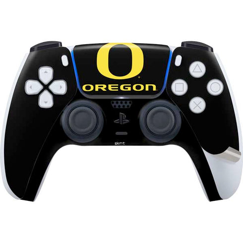 University of Oregon Ducks Black Gradient PS5 Pro Disk Bundle Skin