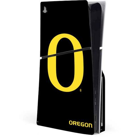 University of Oregon Ducks Black Gradient PlayStation PS5 Skins