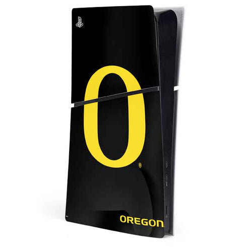 University of Oregon Ducks Black Gradient PS5 Slim Digital Edition Console Skin