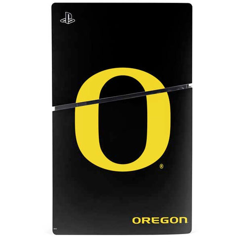 University of Oregon Ducks Black Gradient PS5 Slim Digital Edition Console Skin