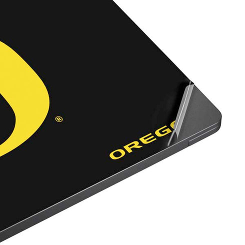 University of Oregon Ducks Black Gradient Surface Laptop 7 15in Skin