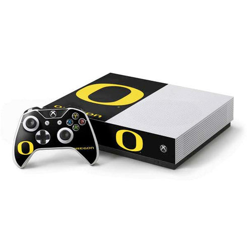 University of Oregon Ducks Black Gradient Xbox One Skins