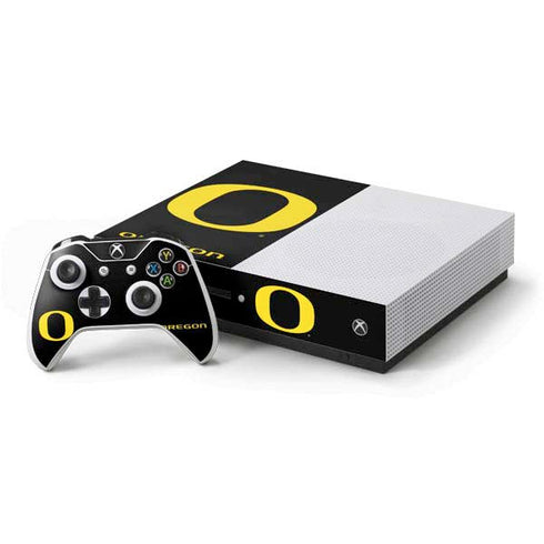 University of Oregon Ducks Black Gradient Xbox One Skins