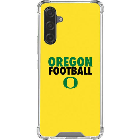 University of Oregon Ducks Football Galaxy A17 Clear Case