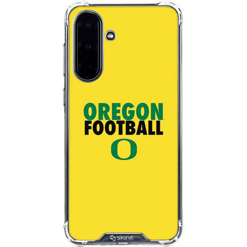 University of Oregon Ducks Football Galaxy A36 5G Clear Case